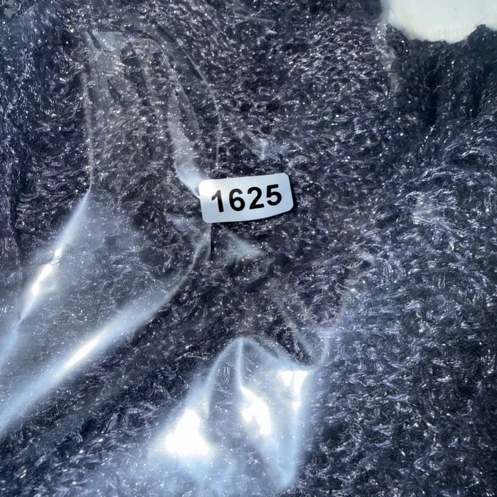 eileen fisher cardigan Sz Med Linen Metal Diagonal $238 New NWT Wedding Navy Bl - Picture 12 of 12